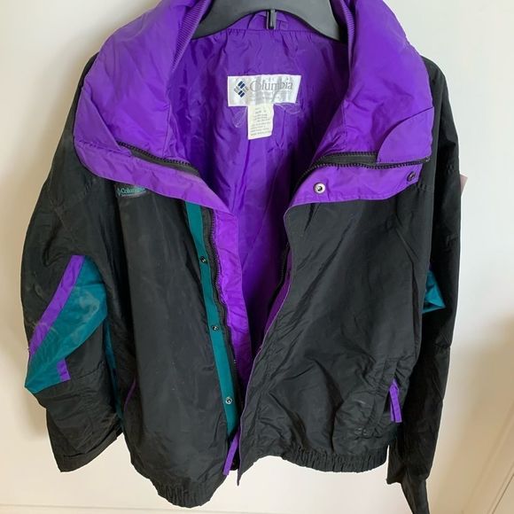 Vtg Columbia Bugaboo Jacket size L Black - Picture 1 of 4